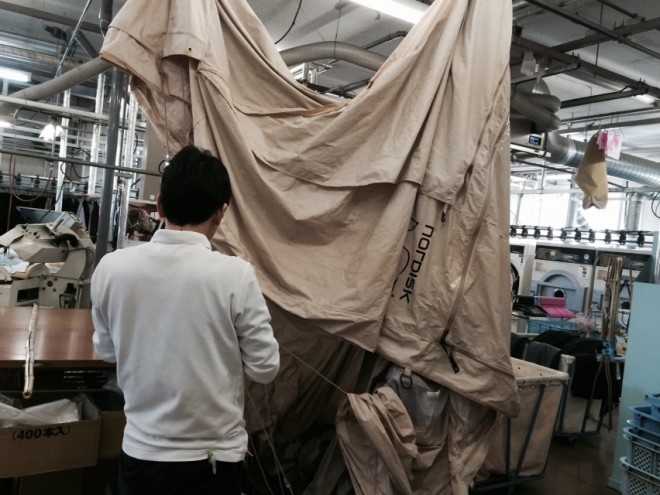 tent cleaning  NORDISK　白くま冒険日記 %tag